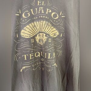 Source Unknown Black and Gold Graphic Tee